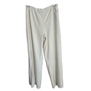 Cream Full-Length Relaxed Fit Pantsuit